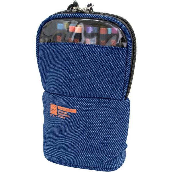 あかしや 筆ペン 水彩毛筆「彩」（SAI）スケッチセット デニム CA550S-DE