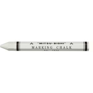 三菱鉛筆 マーキングチョーク 色鉛筆1830-1 白 12本入｜econvecoco