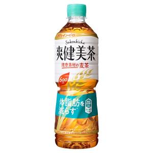 爽健美茶 健康素材の麦茶 600ml PET 1ケース24本入 コカコーラ