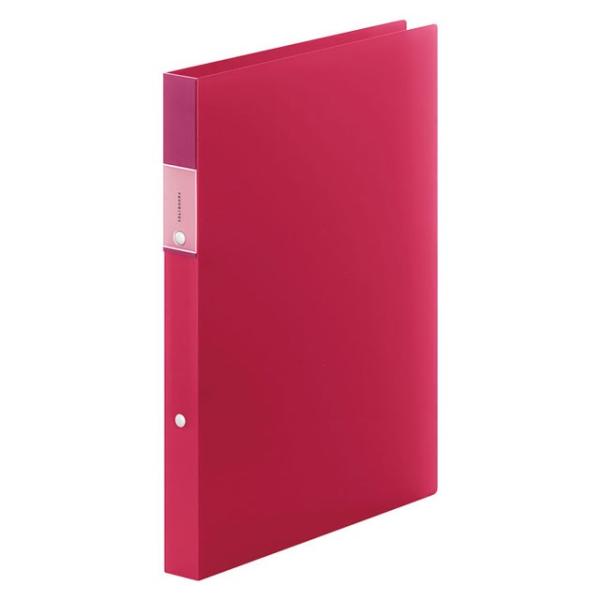 キングジム＜KING JIM＞FAVORITES　リングファイル（透明）　赤　FV621Tアカ