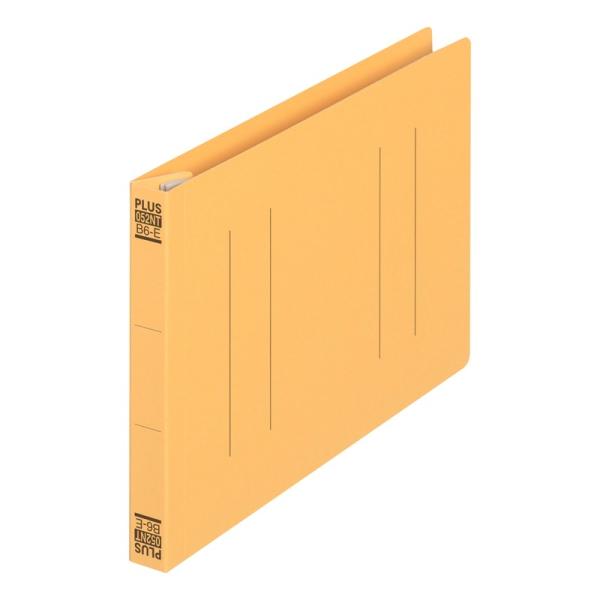 プラス(PLUS) フラットファイル ノンステッチ B6-E 180枚とじ イエロー 10冊パック ...