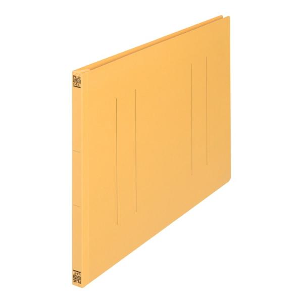 プラス(PLUS) フラットファイル ノンステッチ B4-E 180枚とじ イエロー 10冊パック ...