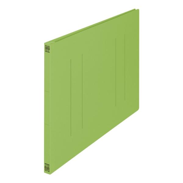 プラス(PLUS) フラットファイル ノンステッチ B4-E 180枚とじ リーフグリーン 10冊パ...