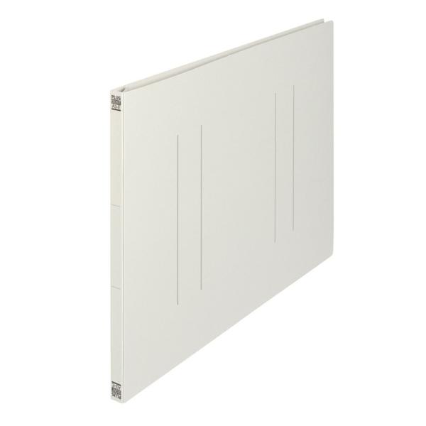 プラス(PLUS) フラットファイル ノンステッチ A3-E 180枚とじ グレー 10冊パック N...