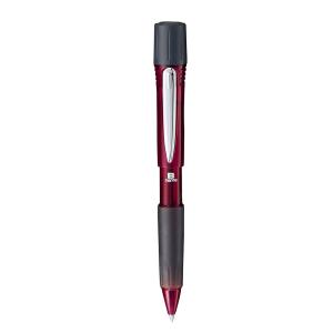 三菱鉛筆 印鑑付 ボールペン SH-1002 透明赤Ｔ１５ メールオーダー  判子 認印 MITSUBISHI PENCIL｜econvecoco