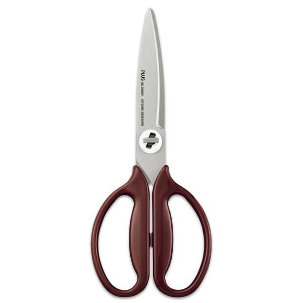プラス(PLUS) キッチンばさみ フィットカットカーブ 料理はさみ SC-200SW カカオブラウ...