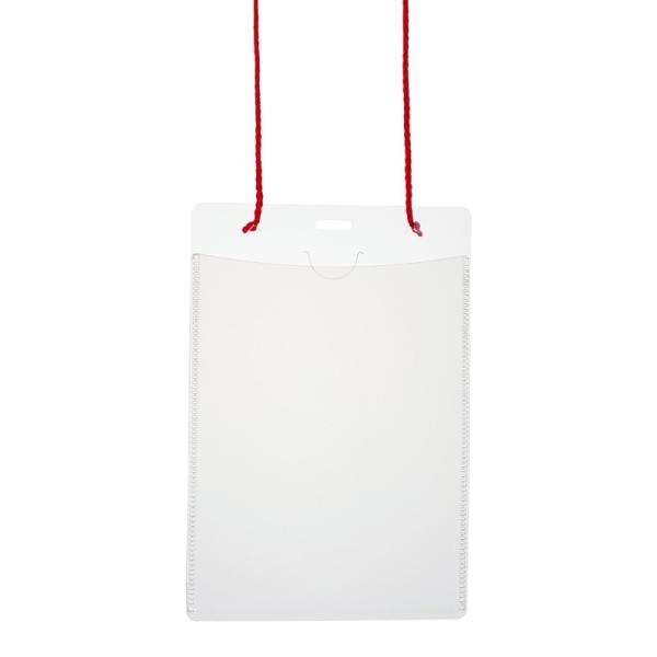 プラス(PLUS) 名札 ネームタッグ 吊り下げ式 イベント用 はがきサイズ 50枚 CT-E2 レ...