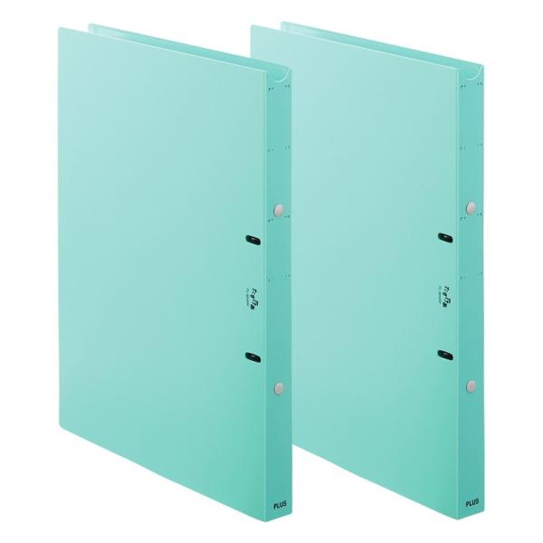 プラス(PLUS)  たすけあ 利用者カルテ リングファイル ブルー 30冊パック 98-048*3...