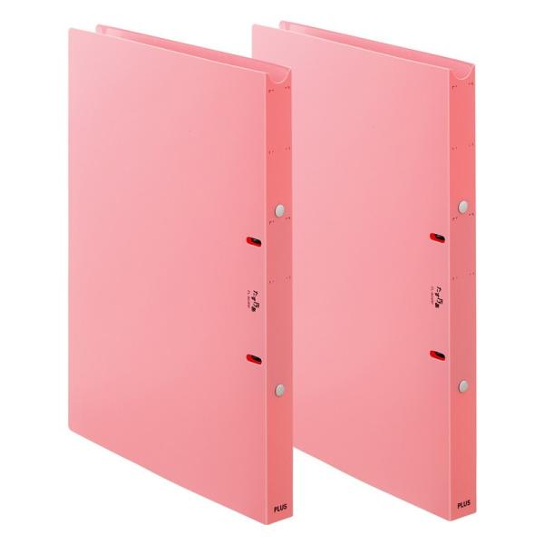 プラス(PLUS)  たすけあ 利用者カルテ リングファイル ピンク 30冊パック 98-049*3...