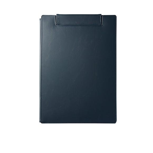 キングジム＜KING JIM＞ レザフェスU クリップボード(カバー付) A4 ネイビー 1932L...