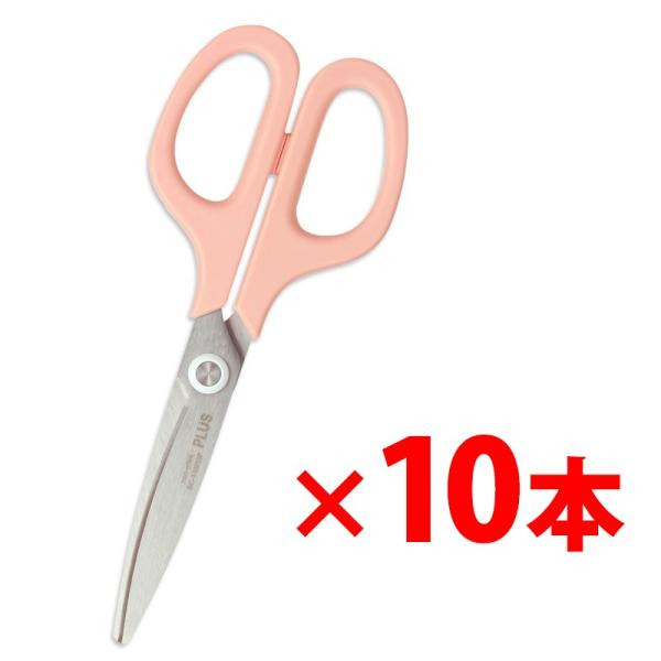 プラス(PLUS) はさみ フィットカットカーブ スマート コーラルピンク 10本 SC-155RS...
