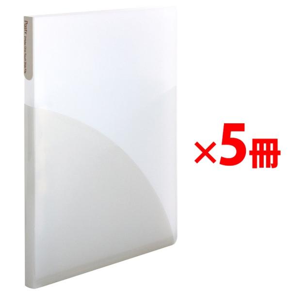 プラス(PLUS)ファイル A4 Pasty パスティ 2穴ワンタッチスライドファイル アイスクール...