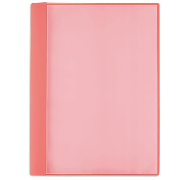 プラス(PLUS) クリアーファイル 通知表ファイル A4 横入れ 12ポケット レッド FL-20...