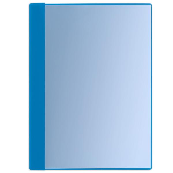 プラス(PLUS) クリアーファイル 通知表ファイル A4 縦入れ 6ポケット ブルー 79-871