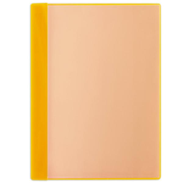 プラス(PLUS) クリアーファイル 通知表ファイル A4 縦入れ 6ポケット オレンジ 79-87...