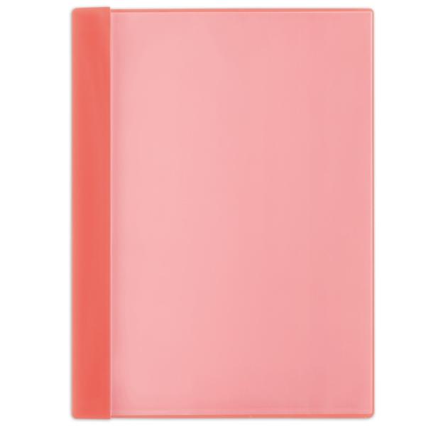 プラス(PLUS) クリアーファイル 通知表ファイル A4 縦入れ 6ポケット レッド 79-876