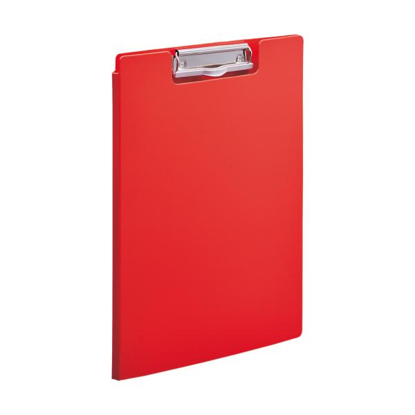リヒトラブ LIHITLAB ALCLEA 抗菌クリップファイル A4 レッド F7740-3