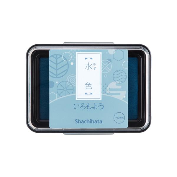シヤチハタ Shachihata シャチハタ いろもよう 水色 みずいろ HAC-1-PB