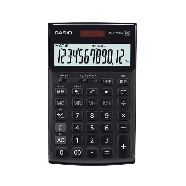カシオ CASIO 検算機能搭載 本格実務電卓 JS-20WKA-BK-N