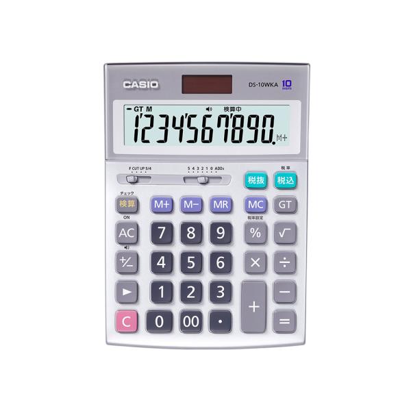 カシオ CASIO 検算機能搭載 本格実務電卓 DS-10WKA-N