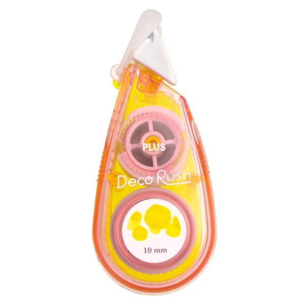 プラス PLUS デコレーションテープ デコラッシュ 太幅タイプ ランダムドット DC-080-6