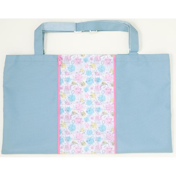 レイメイ藤井 raymay 広がるレッスンバッグ ファスパッ ライトブルー RS224H