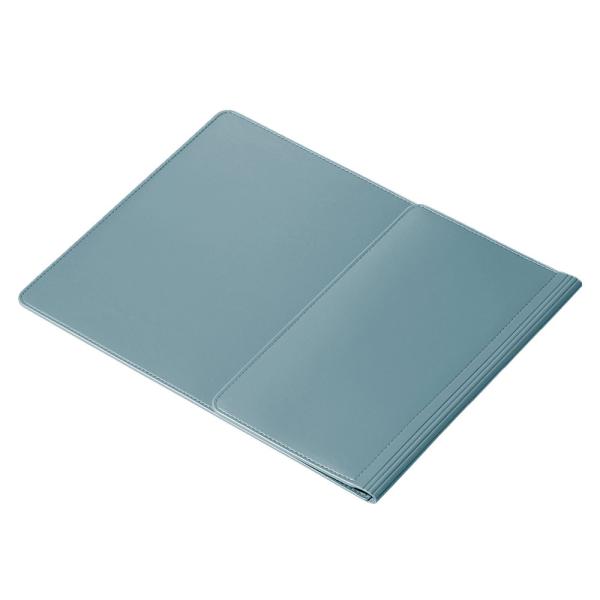 プラス PLUS マウスパッドになるPCケース　スモークブルー