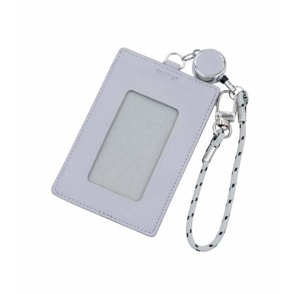 レイメイ藤井 raymay タイニスト リール付パスケース ミストブルー NP1075A