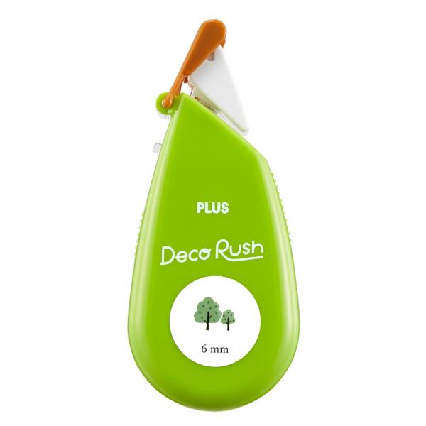 プラス PLUS デコレーションテープ デコラッシュ 6mm 森 DC-060-17