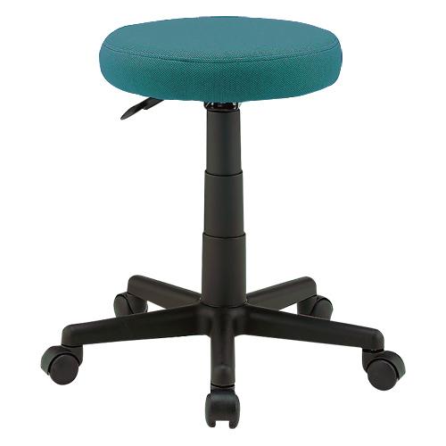 ジョインテックス 丸イス C901RJ グリーン 布張り 332022