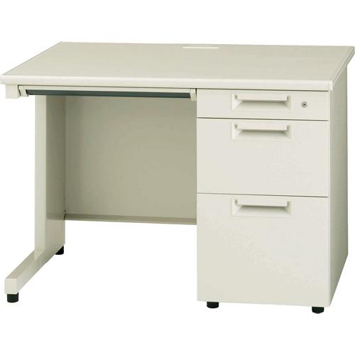 プラス 片袖机 JS-107D-3 LGY エルグレー 346224