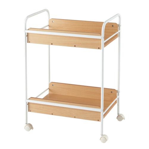 林製作所 脱衣ワゴン YS-207 ナチュラル 365005