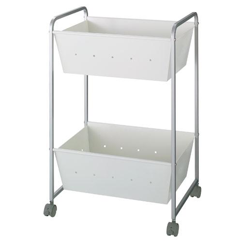 トヨダプロダクツ 脱衣ワゴン DS-2 2段 381031