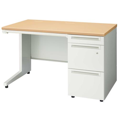 プラス 片袖机 UJ-127A-3 WM/W4 W1200 706475