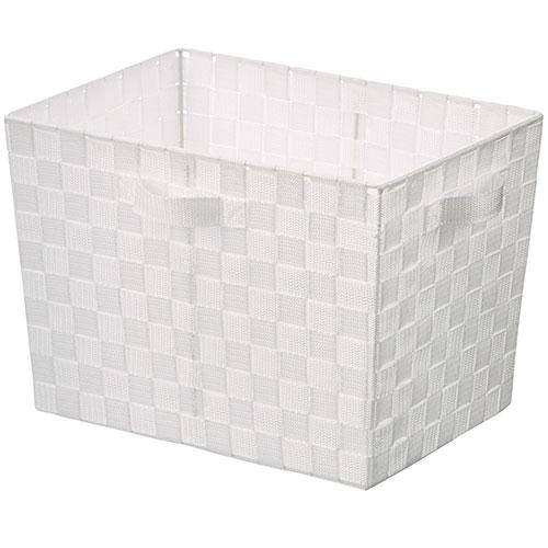 アイリスオーヤマ カラーバスケット CBK-38D WH ホワイト 深型 727357