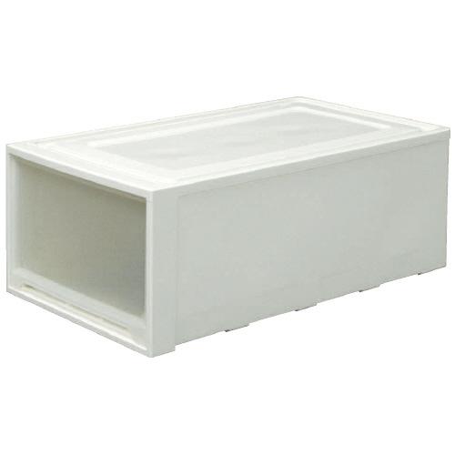 アイリスオーヤマ ロングチェスト MG-7430W ホワイト／クリア 740450