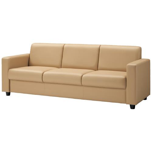 アイコ 応接チェア RE-1843(V4)BE ベージュ 3人掛 754243