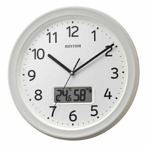 リズム時計 リズム 電波掛時計 8FYA02SR03 754656