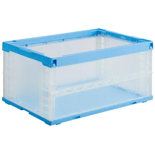 ジョインテックス オリタタミコンテナP75BS510TMBL-J 75L透明 754669