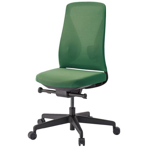 CMC(中央可鍛工業) 事務イス シルエット CC-210 GR グリーン 768251