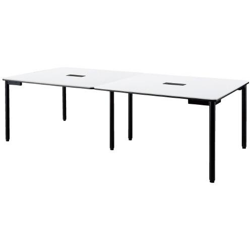 ジョインテックス フリーアドレスデスク HY-2412A WH ホワイト 768623