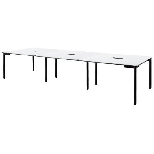 ジョインテックス フリーアドレスデスク HY-3612A WH ホワイト 768625