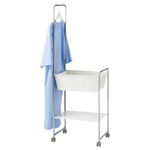 トヨダプロダクツ 脱衣ワゴン DS-2H ハンガー付 851307