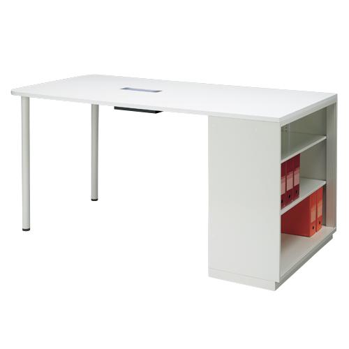 プラス b-Foret 収納庫付ハイテーブル BF-H189E W4 868727