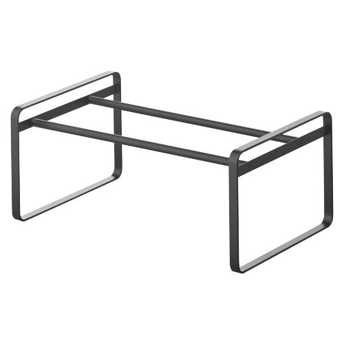 山崎実業 伸縮シューズラック 07210 1段 ブラック 869328