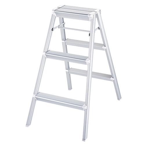 長谷川工業 踏台 SK2.0-08S 3段 シルバー 889535