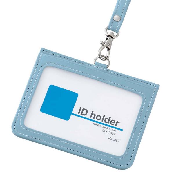 レイメイ藤井 Raymay IDホルダー 2ポケット ブルー GLP155A