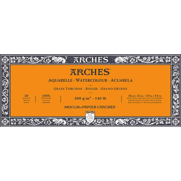 マルマン maruman アルシュ 水彩紙ブロック 300g 荒目 10×25mm 1795081