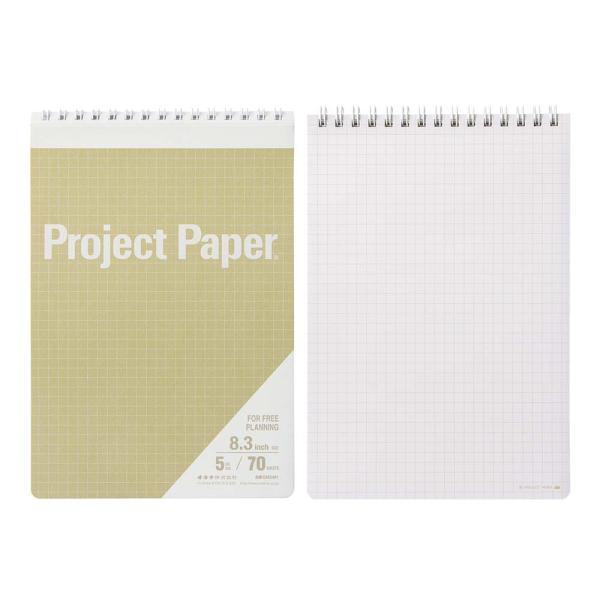 オキナ okina メモ帳 プロジェクトペーパー ガジェットメモ 8.3inch ドライモス 5冊セ...