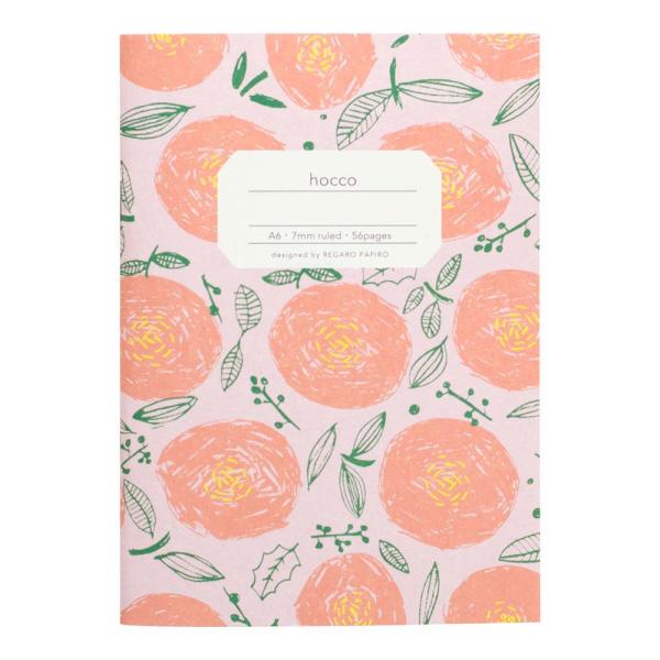 日本ノート nipponnote 柄ノート hocco (ホッコ) A6 丸花 5冊セット X001...
